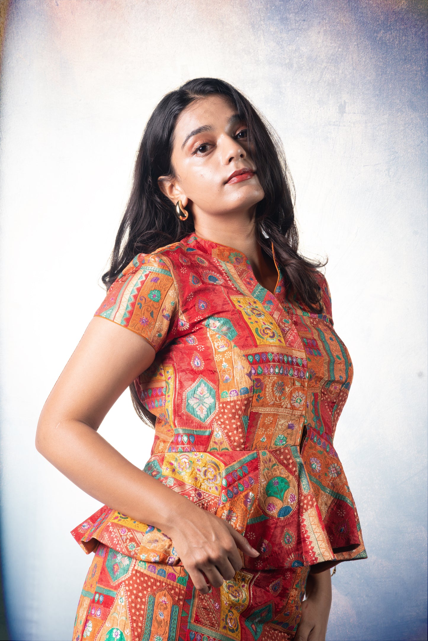 Rani Chennamma Peplum Co-ord Set