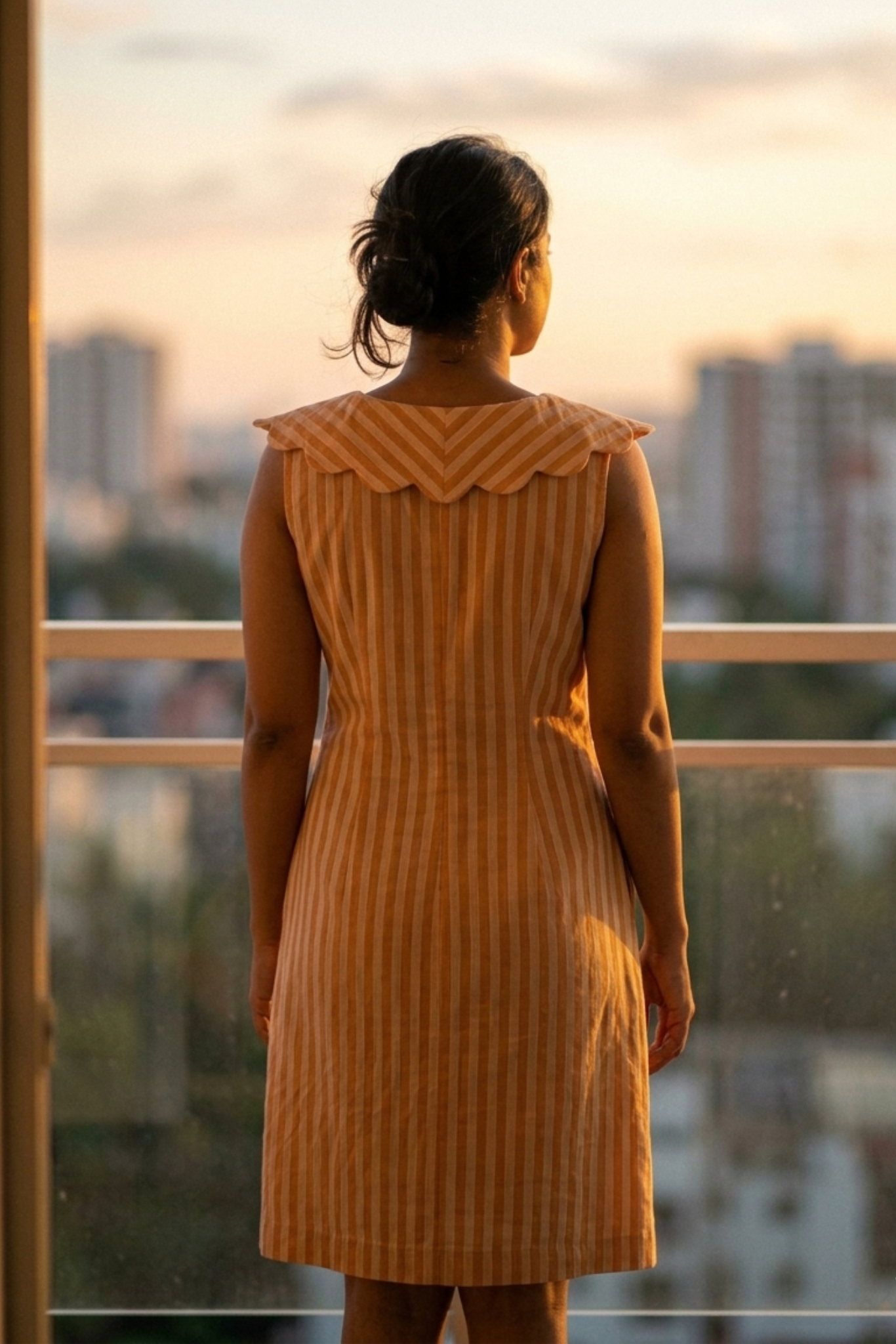 The Purnima B. Collared Dress