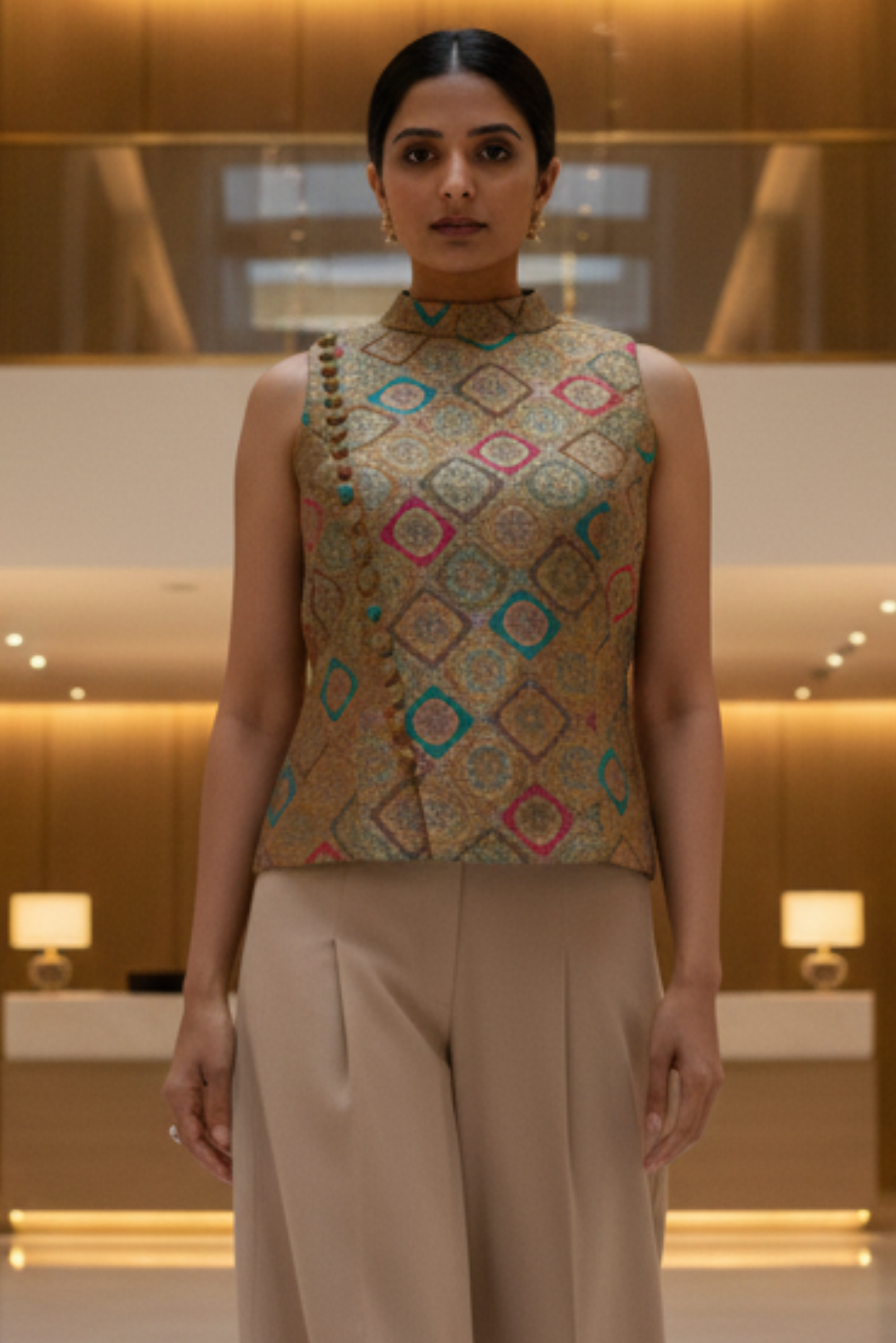 Rudrama Devi Bandhgala Top