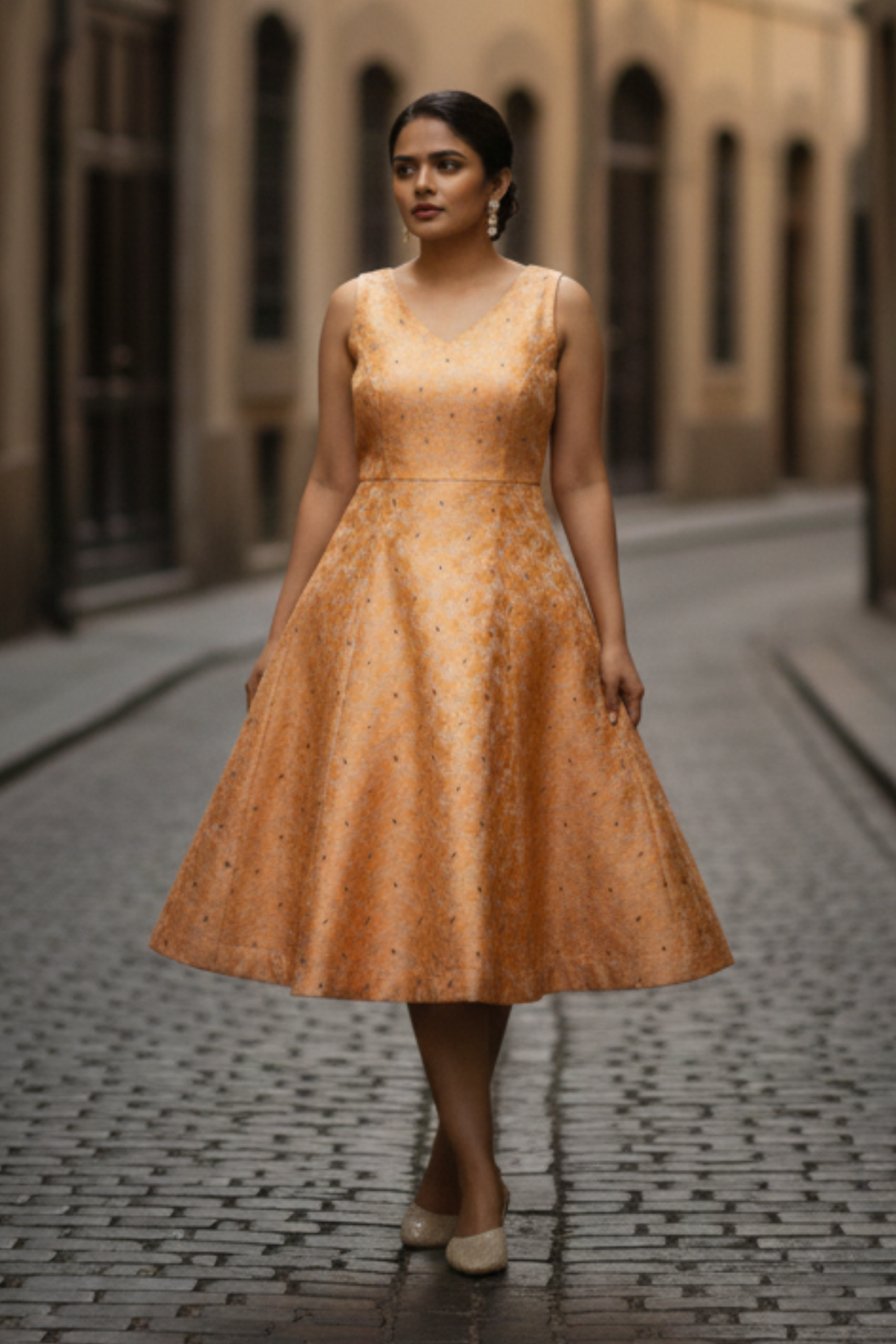 Maharani Kanchan Midi Dress