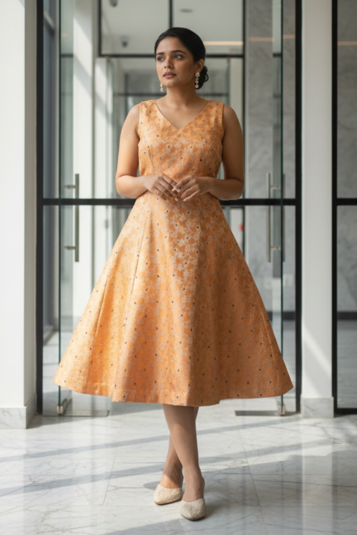 Maharani Kanchan Midi Dress