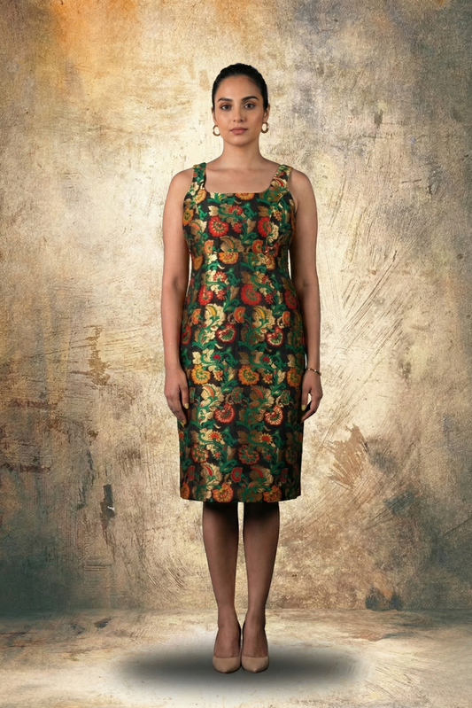 Gayatri Devi Sculpt Dress