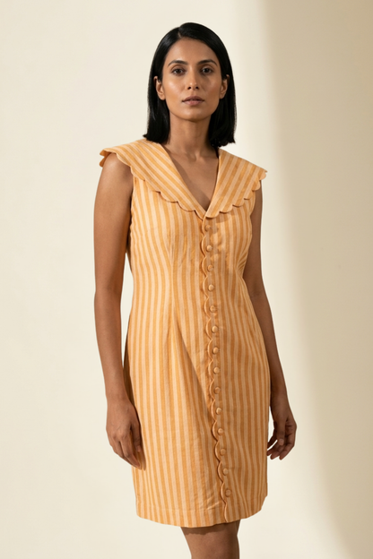 The Purnima B. Collared Dress