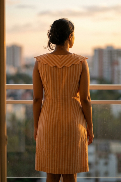 The Purnima B. Collared Dress