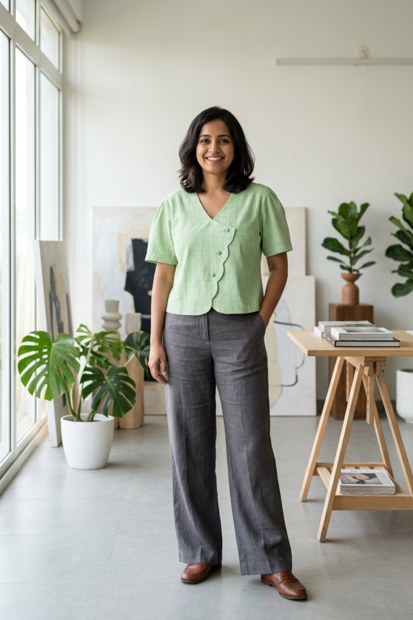 The Ammu S. Wrap Top