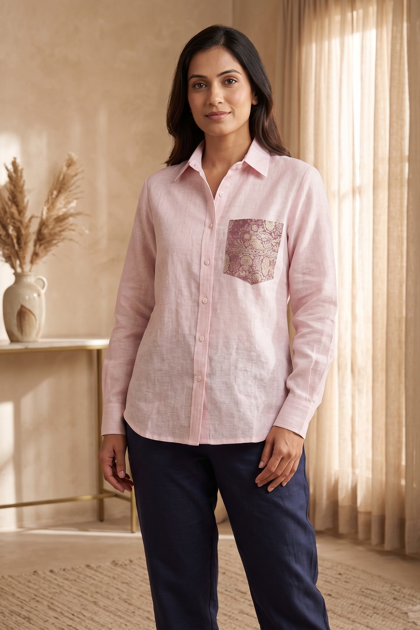 The Vijaya Lakshmi Patch Shirt