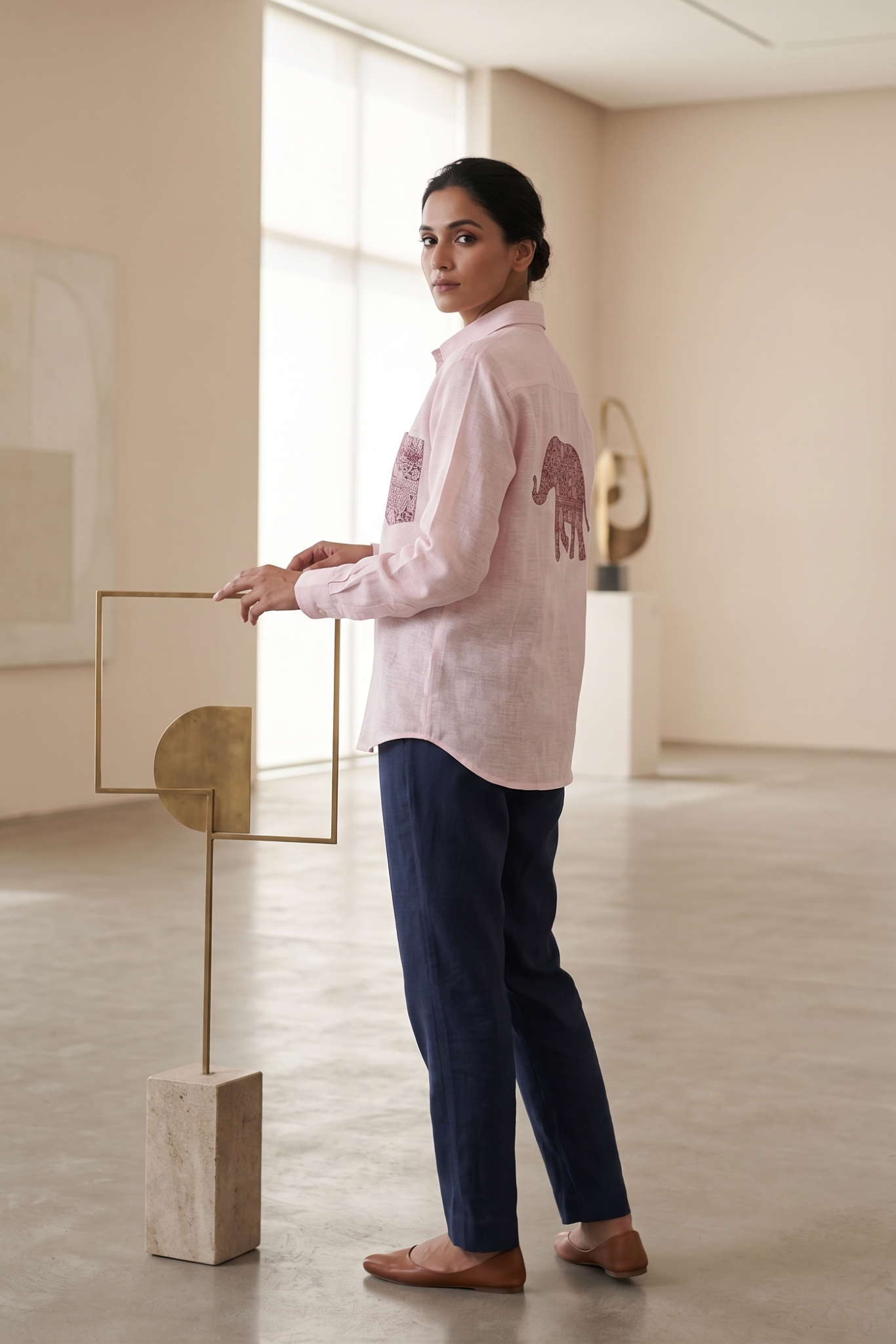The Vijaya Lakshmi Patch Shirt