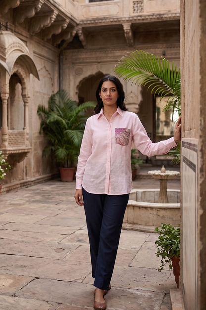 The Vijaya Lakshmi Patch Shirt