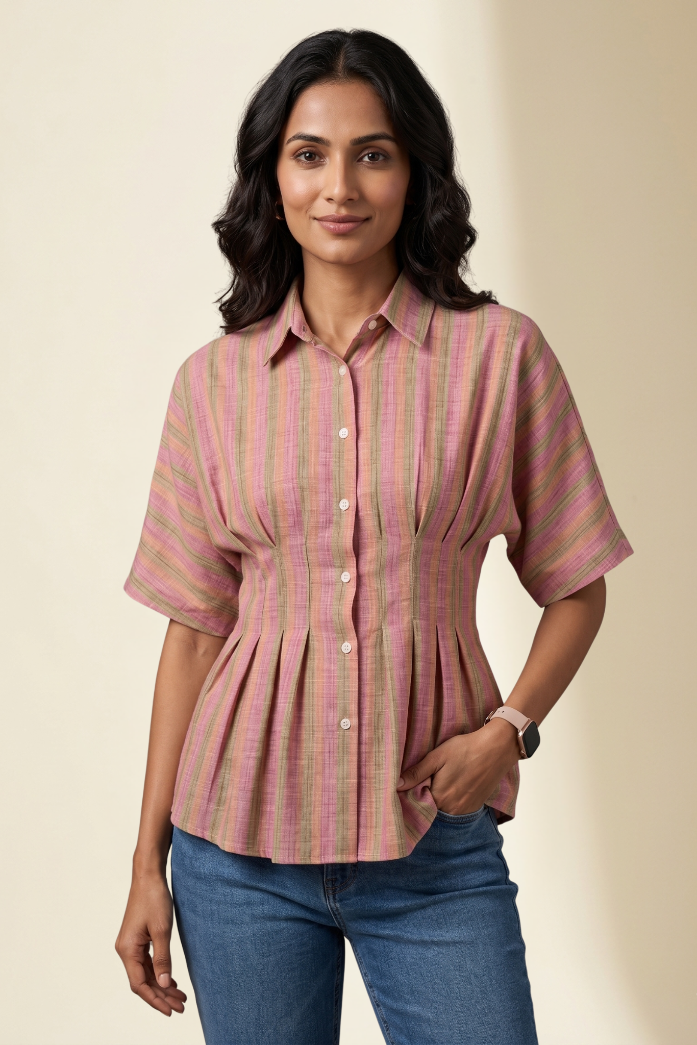 The Hansa Fit & Flare Shirt
