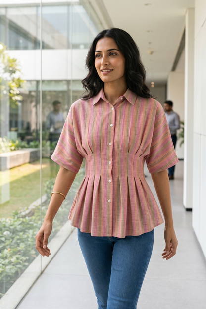 The Hansa Fit & Flare Shirt