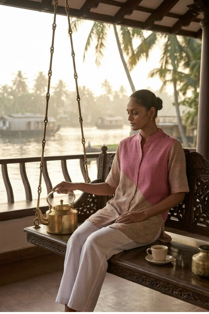 The Dakshyayani Long Line Shirt