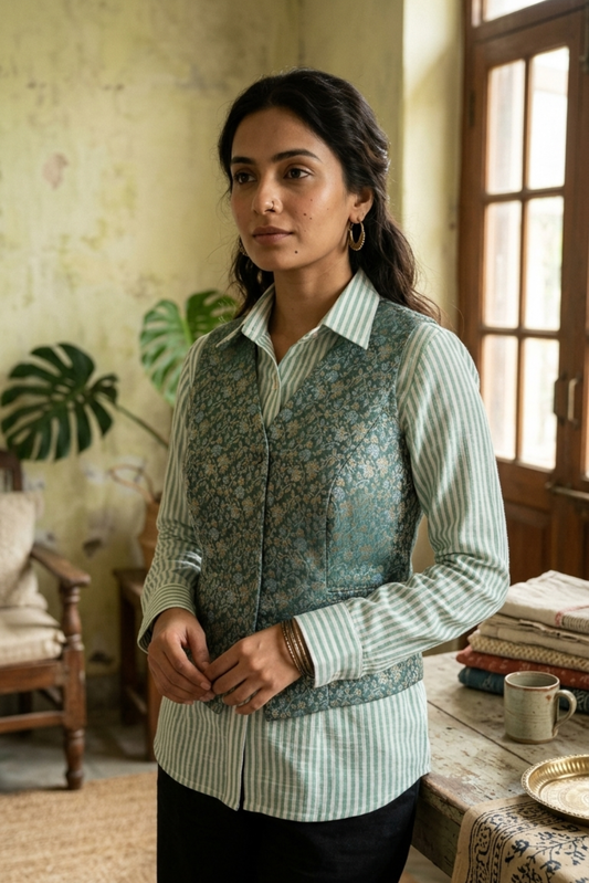 The Malati Shirt + Waistcoat Set