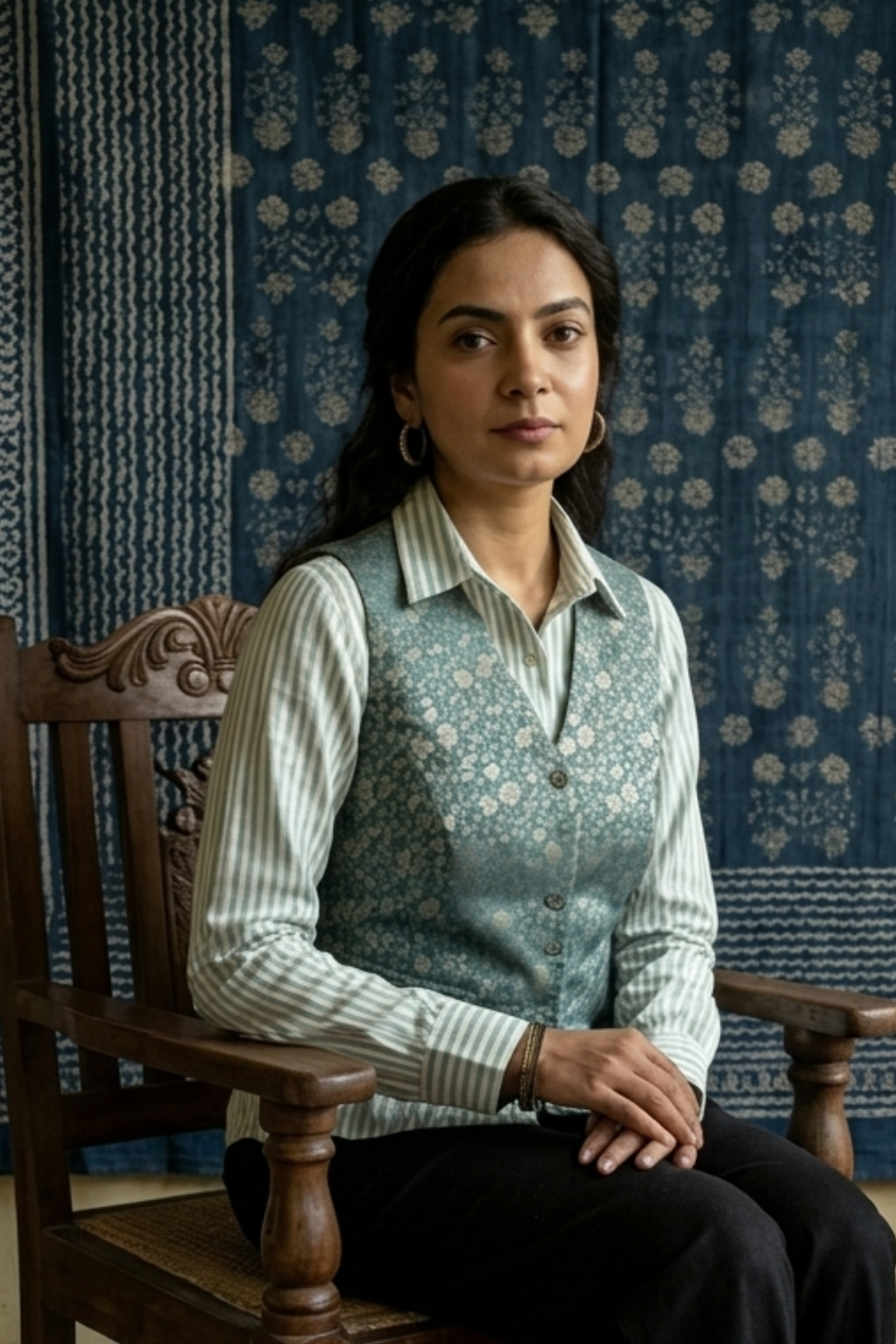 The Malati Shirt + Waistcoat Set