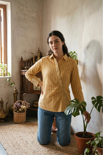 The Kamla Chaudhary Wrap Shirt