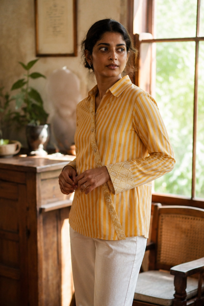 The Kamla Chaudhary Wrap Shirt