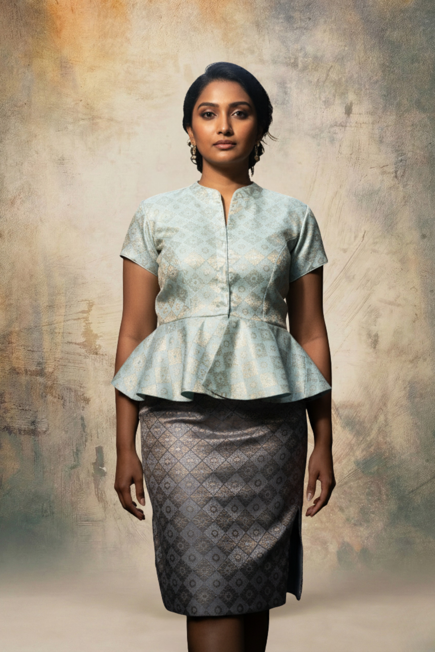 Rani Chennamma Peplum Co-ord Set