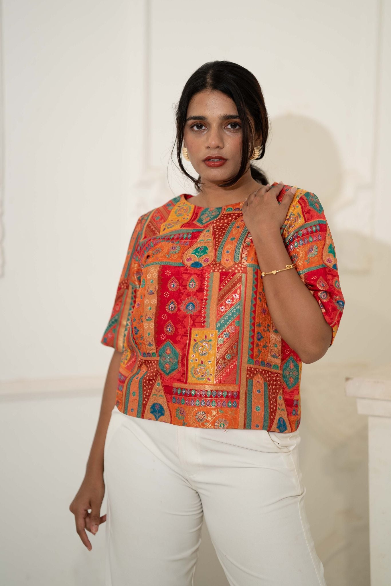 Ahilya Bai Ease Fit Top